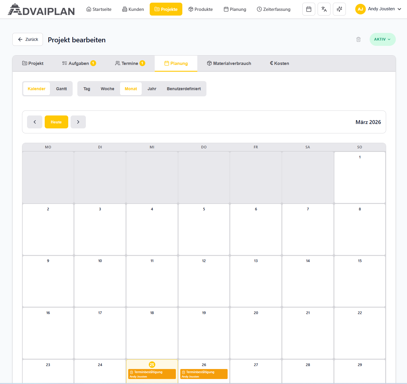 AI Construction Diary / Construction Planning